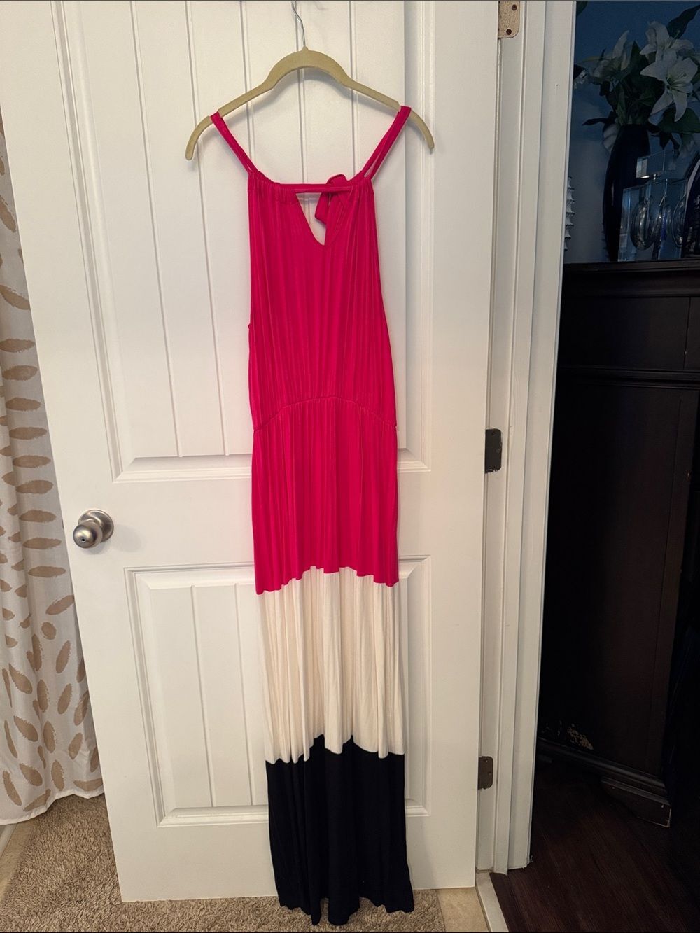 Blush Hot Pink Sleeveless Dress
